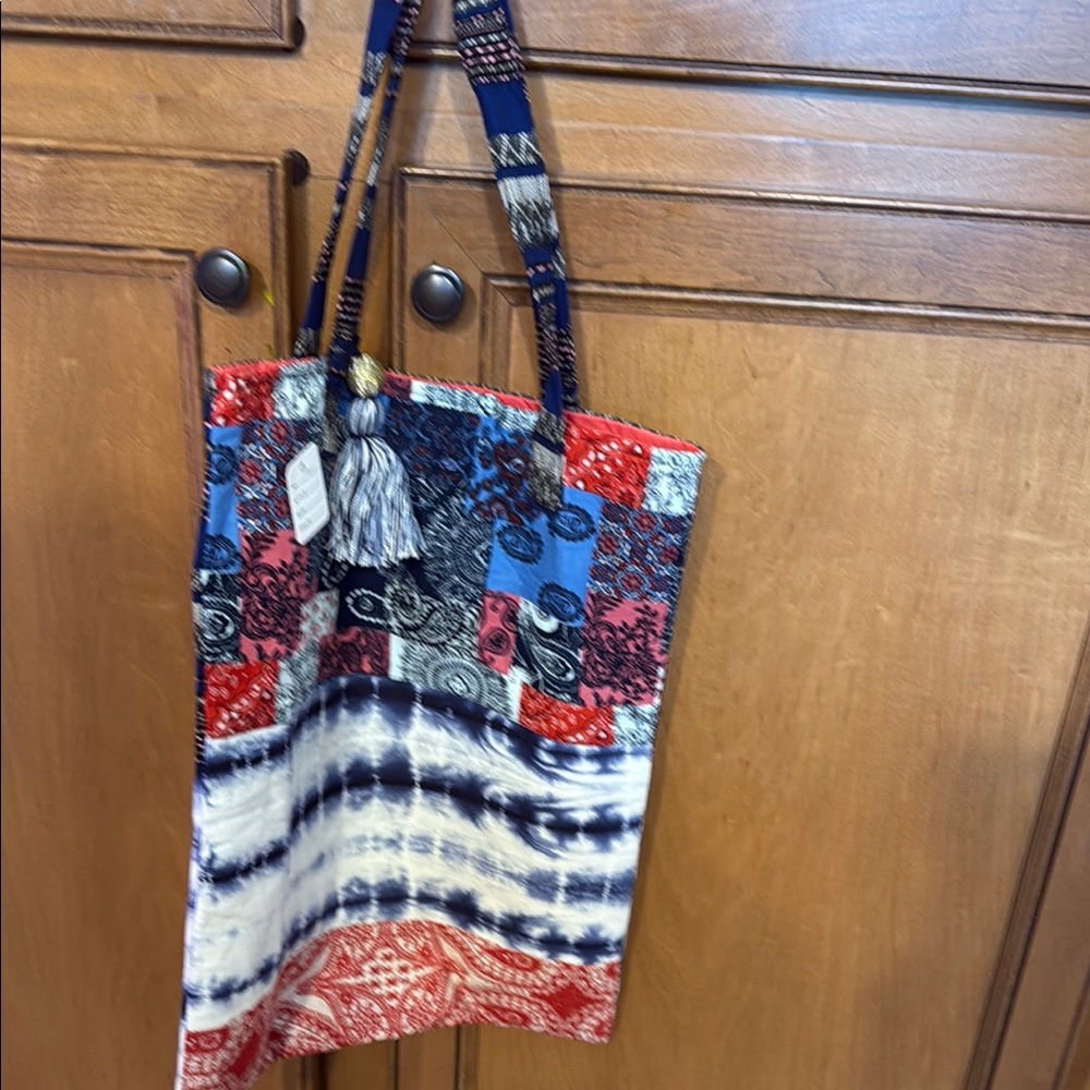 Colorful Patchwork Tote Bag